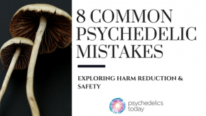 Advertisement for our free class, 8 Common Psychedelic Mistakes.