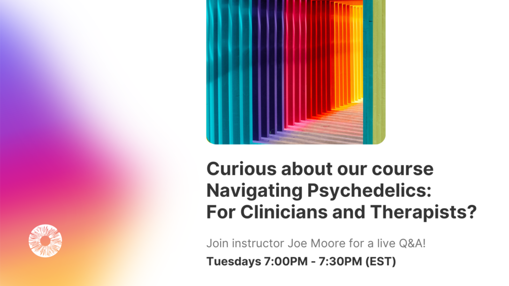 Navigating Psychedelics for Clinicians and Therapists – Q+A